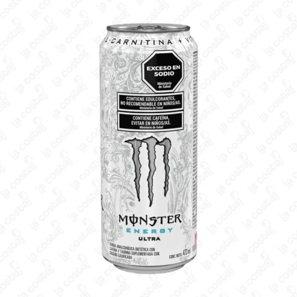 Monster Bebida Energizante Energy Ultra 473 Ml