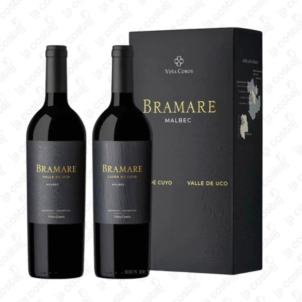 Estuche Bramare Malbec Lujan de Cuyo & Valle de Uco x 2