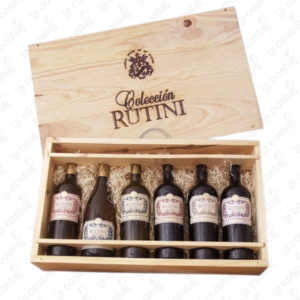 Rutini Colección Caja Madera 6 Botellas Estuche